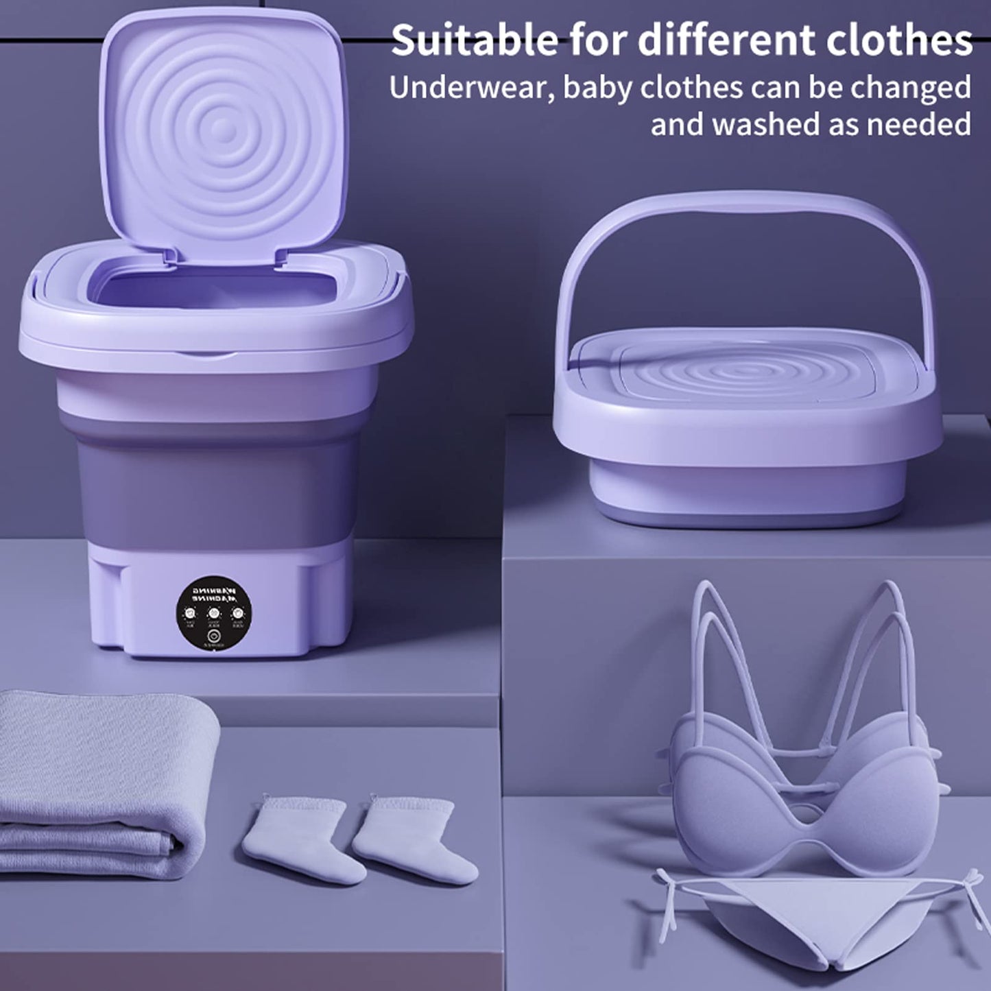 Foldable Mini Washing Machine